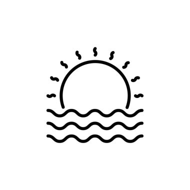 Vektör içinde sis simgesi. Logotype