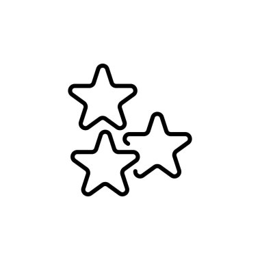 Vektör olarak yıldız simgesi. Logotype