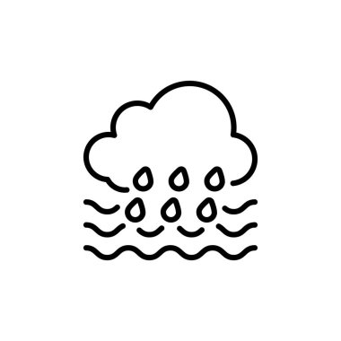 Sel simgesi vektörde. Logotype