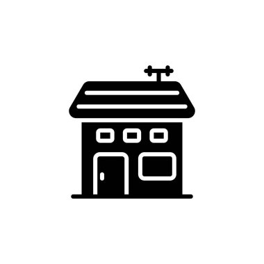 Güzel ev ikonu. Logotype