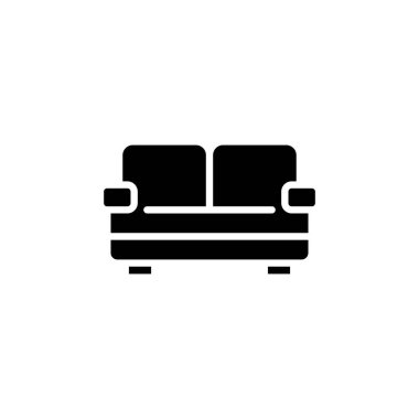 Vektör olarak kanepe simgesi. Logotype