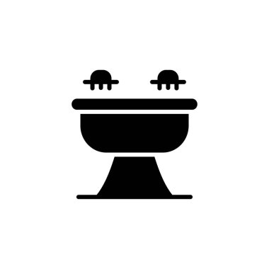 Havza simgesini vektörle yıka. Logotype