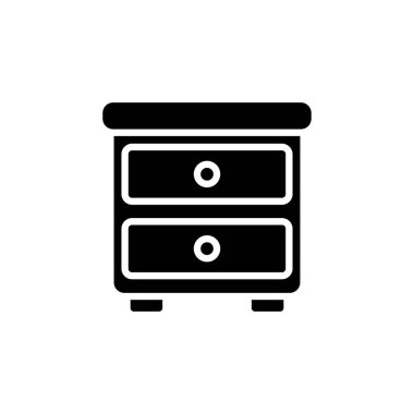 Vektör olarak çekmece simgesi. Logotype