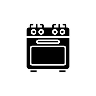 Fırın simgesi vektörde. Logotype