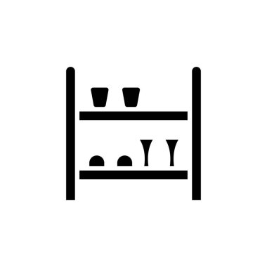 Ayakkabı Durağı simgesi vektör. Logotype