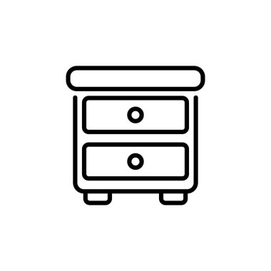 Vektör olarak çekmece simgesi. Logotype