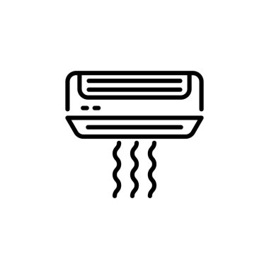 Klima simgesi vektörde. Logotype