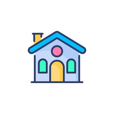 Kasaba meclisi ikonu. Logotype