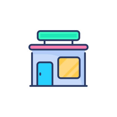 Restoran ikonu vektörde. Logotype