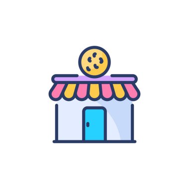 Fırın simgesi vektörde. Logotype