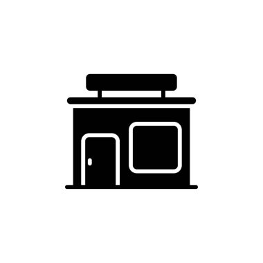 Restoran ikonu vektörde. Logotype