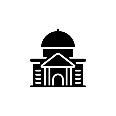 Üniversitenin vektör simgesi. Logotype