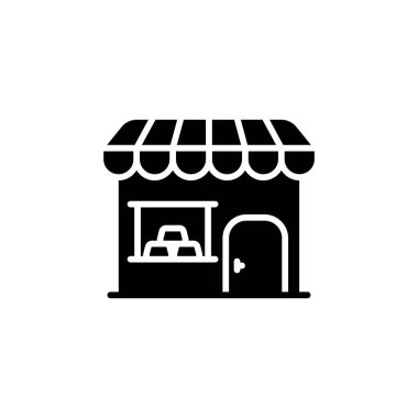 Rehin Dükkanı ikonu vektörde. Logotype