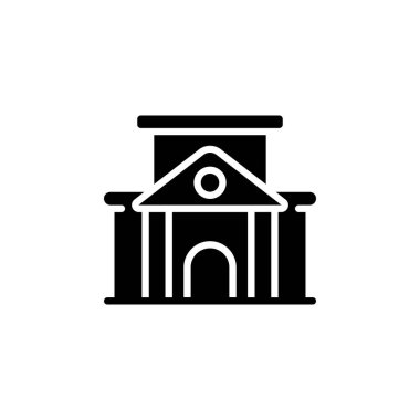 Vektör olarak tiyatro simgesi. Logotype