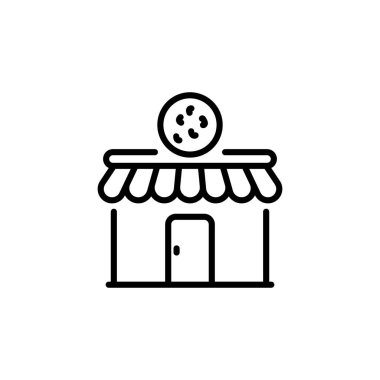 Fırın simgesi vektörde. Logotype