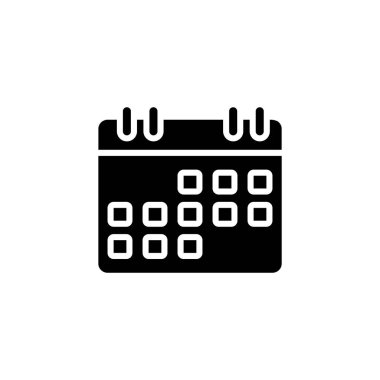 Takvim simgesi vektörde. Logotype