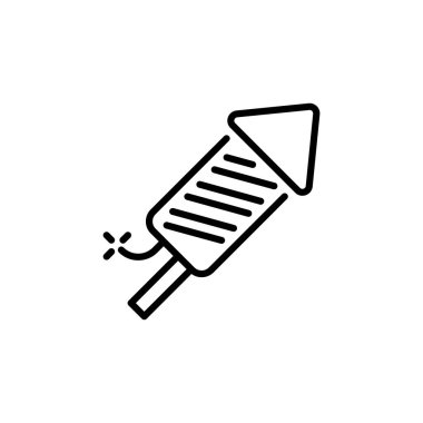 Vektör olarak havai fişek ikonu. Logotype