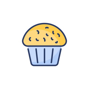 Muffin icon in vector. Logotype