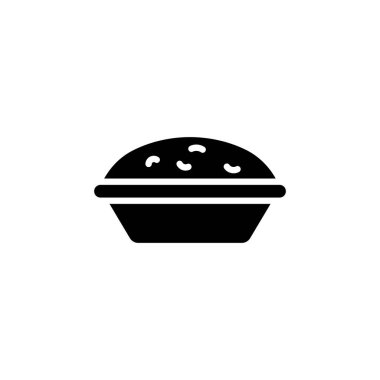 Pie icon in vector. Logotype