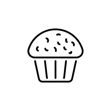 Muffin icon in vector. Logotype