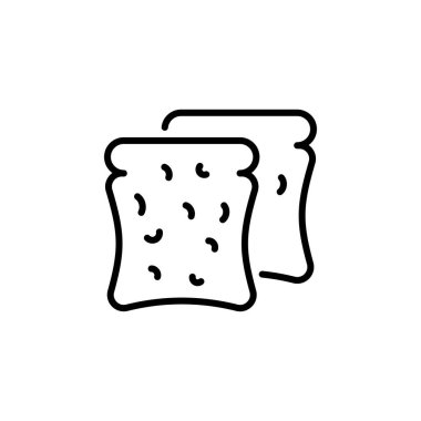 Rusk icon in vector. Logotype
