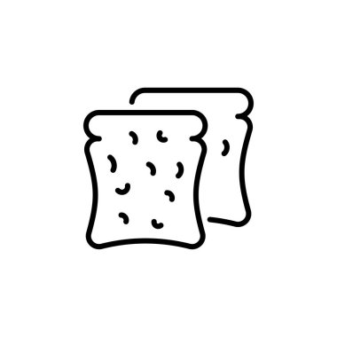 Rusk icon in vector. Logotype clipart