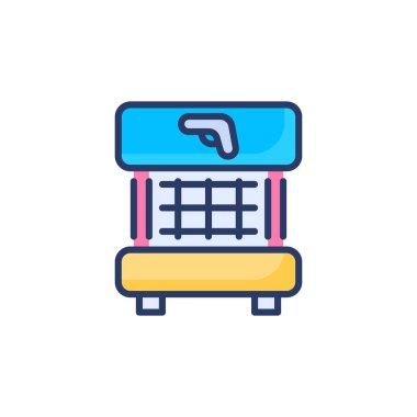 Vektör olarak simge vuruyorum. Logotype