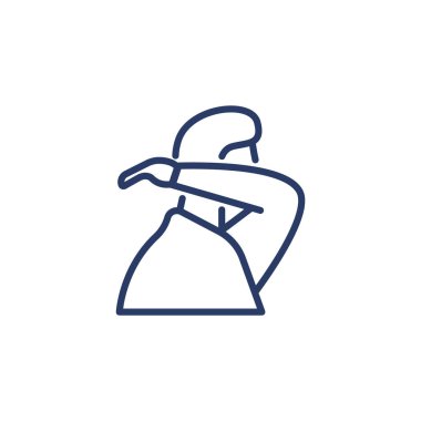 Vektör olarak salgın ikonu. Logotype