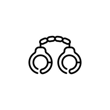 Kelepçe ikonu vektörde. Logotype