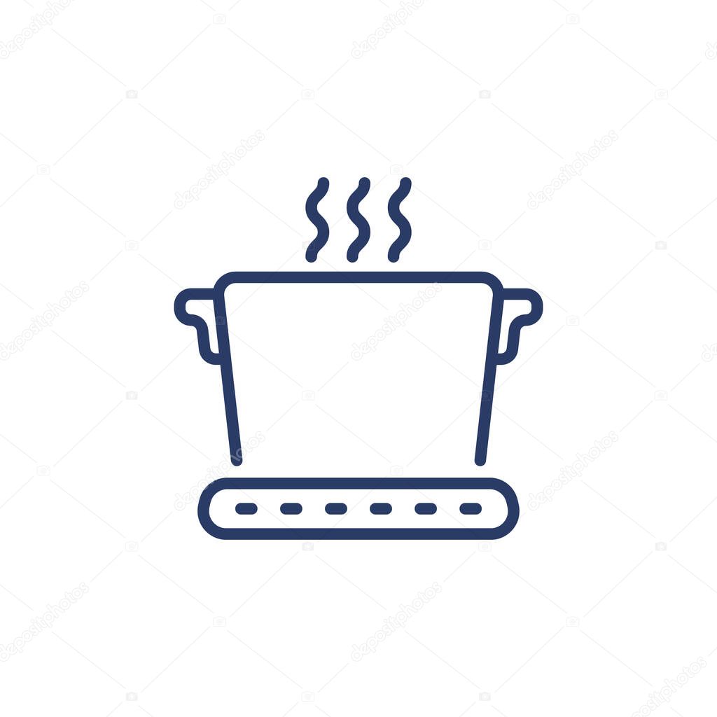 Cooker icon in vector. Logotype