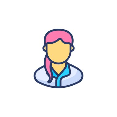 Vektör olarak avukat simgesi. Logotype