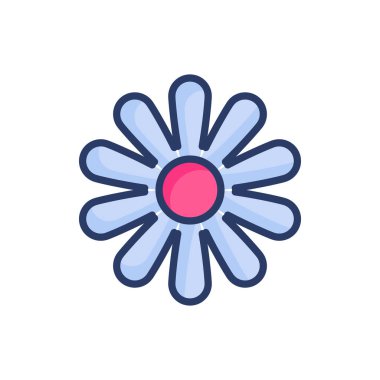 Lily ikonu vektör olarak. Logotype