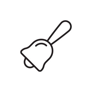 Çan simgesi vektörde. Logotype