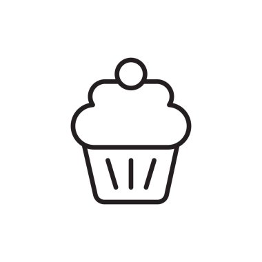 Vektör olarak hamur işi simgesi. Logotype