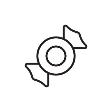 Şekerleme simgesi vektörde. Logotype