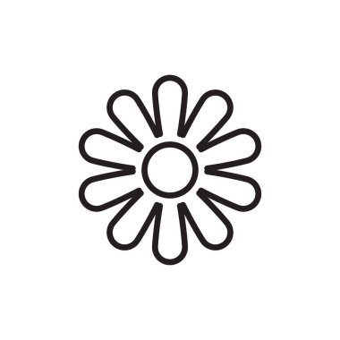 Lily ikonu vektör olarak. Logotype