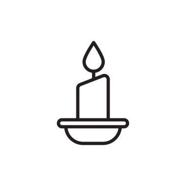 Mum simgesi vektörde. Logotype