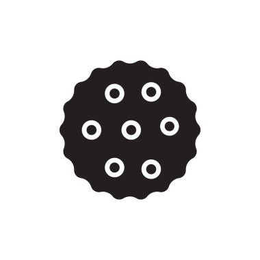 Vektör olarak Paskalya Bisküvisi simgesi. Logotype