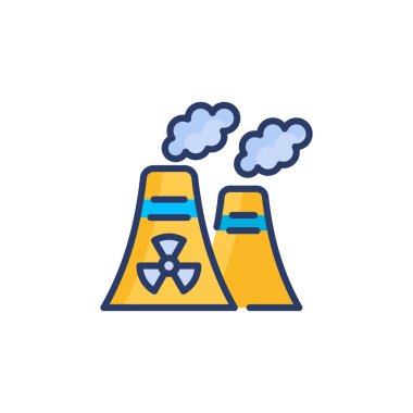 Fabrika Kulesi ikonu vektör. Logotype