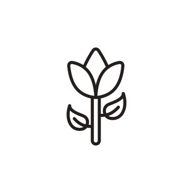 Vektör olarak Flora simgesi. Logotype