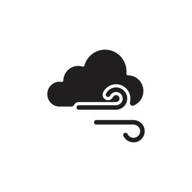 Temiz hava ikonu vektörde. Logotype