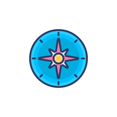 Yönlendirme simgesi vektörü. Logotype