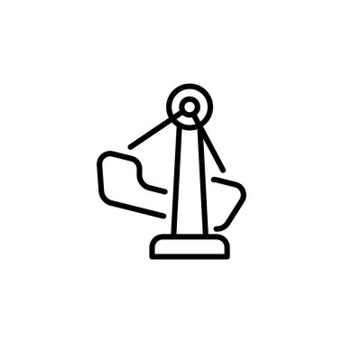 Tekne simgesini vektör olarak salla. Logotype