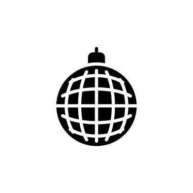 Disko Topu simgesi vektörde. Logotype