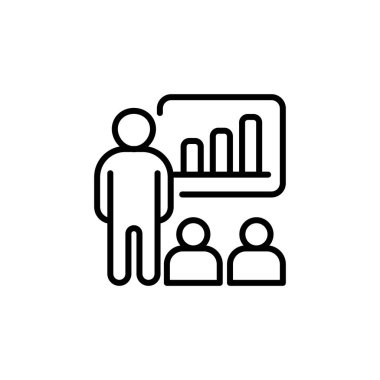 Vektör olarak Seminer simgesi. Logotype