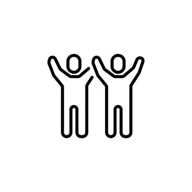 Takım Moral ikonu vektörde. Logotype