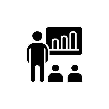 Vektör olarak Seminer simgesi. Logotype