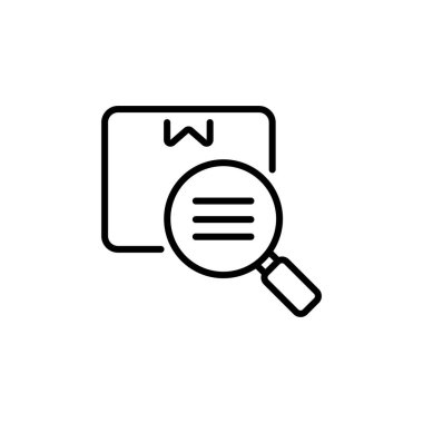 Teslimat Denetim simgesi vektör olarak. Logotype