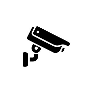 CCTV ikonu vektörde. Logotype