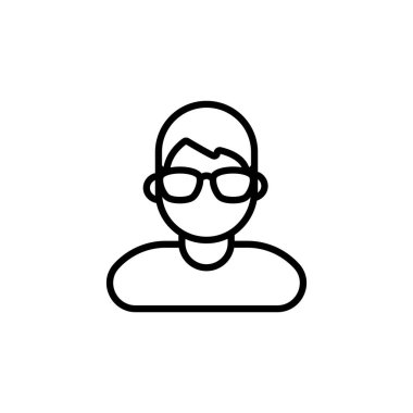 Vektör olarak kör simgesi. Logotype